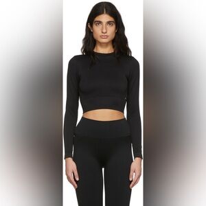 Lune Active Black Polly Sport Top